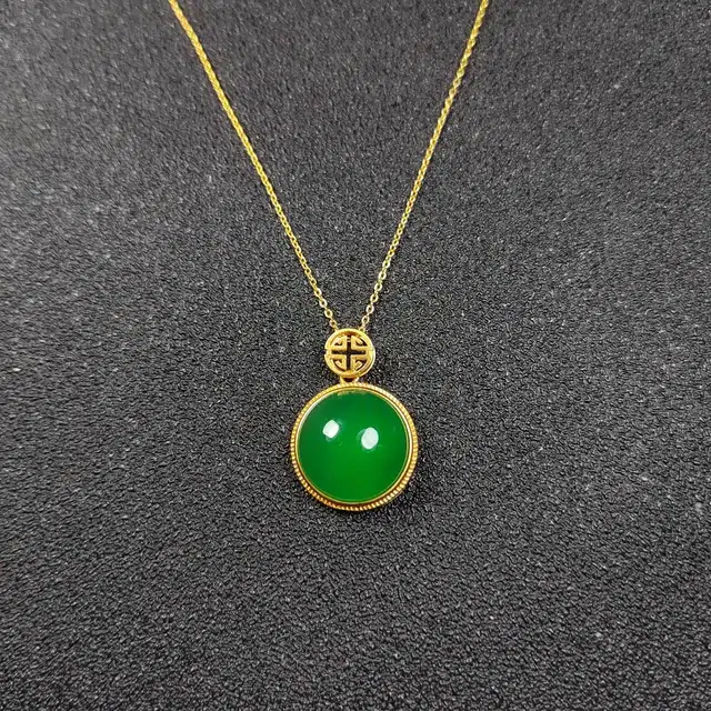 识恩 薄荷绿古风宫廷简约精致轻奢复古国风气质优雅小众清冷高级感白月光女神#好运 玉髓 项链 女款