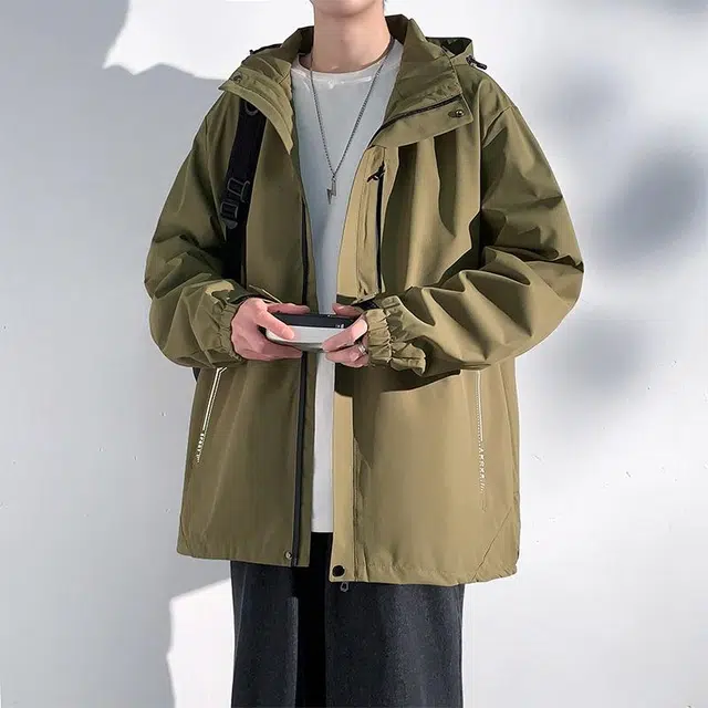 雅鹿  三合一户外山系百搭休闲  防水防风防紫外线透气耐磨冲锋衣 男女同款 深蓝色