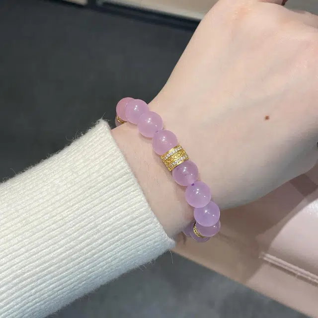 金杰福 九紫离火轻奢小众高级感设计气质百搭配饰 水晶 手串 女款