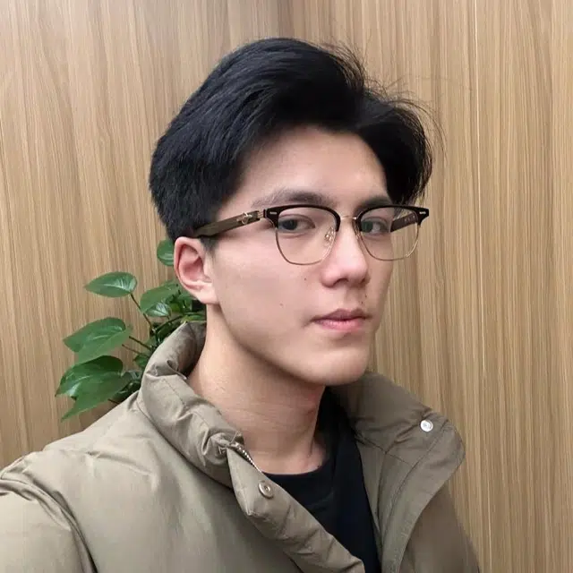 【联系客服可配度数】 佐川 复古原木半框框潮木质 板材镜架 方形 光学眼镜 男女同款情侣款 礼盒装