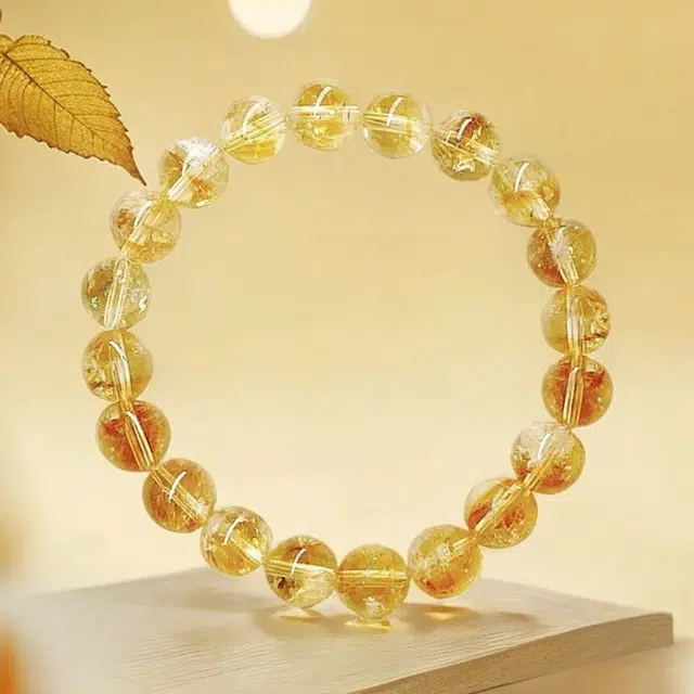 彗时 招财小霸王 黄水晶 手串 男女同款情侣款