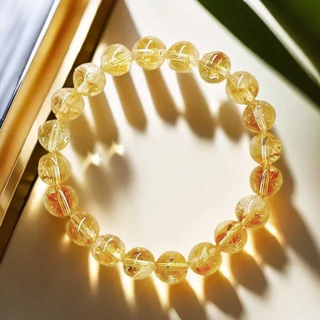 彗时 招财小霸王 黄水晶 手串 男女同款情侣款