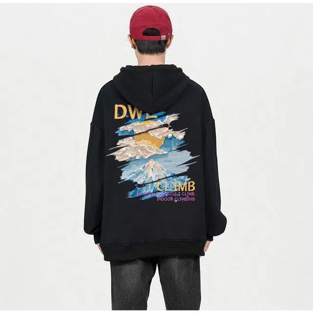 【dme】 休闲百搭潮流连帽简约卫衣 男女同款