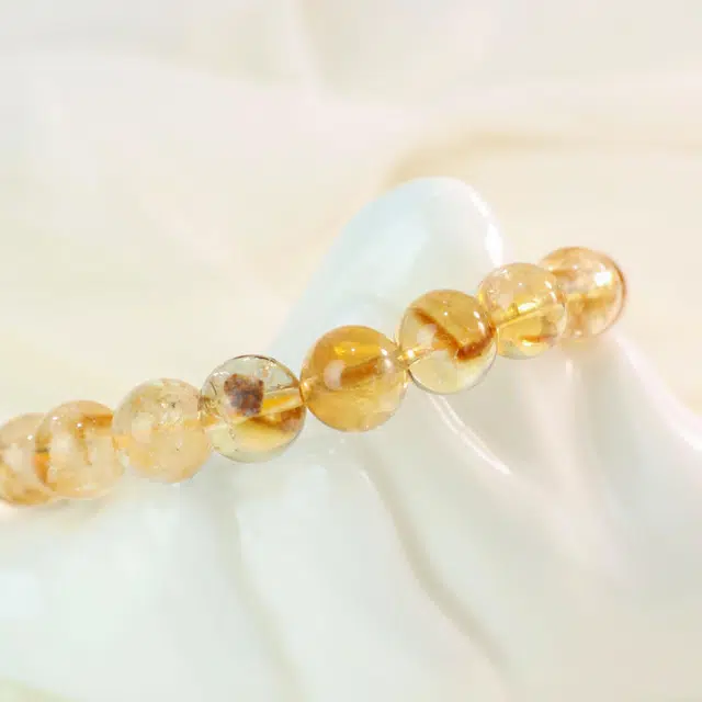 青璟 金发黄幽灵转运 水晶 手串 女款