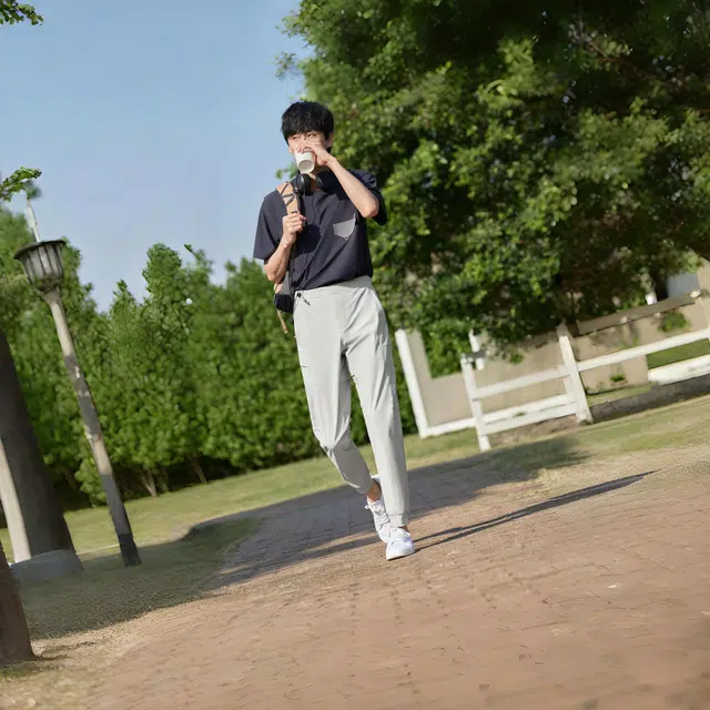 蕉下 凉感百搭舒适高弹吸湿速干束脚休闲裤 男款
