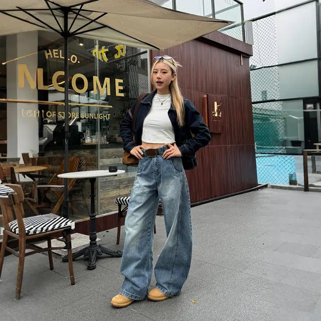 NEVER RULE Baggy Jeans