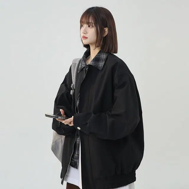 袋鼠 美式复古机能风叠穿高街宽松休闲百搭夹克外套 男女同款