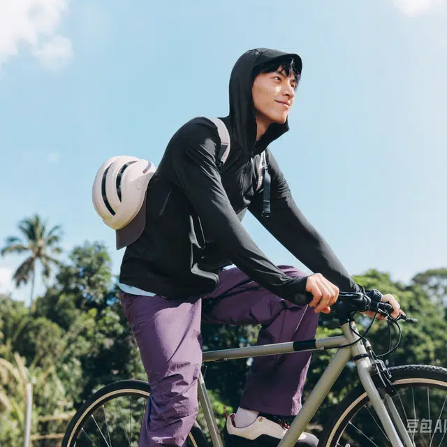 蕉下 透气防晒冰丝凉感薄款速干运动户外徒步时尚 防晒服 男款
