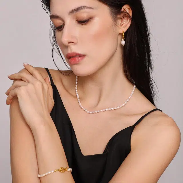 珍珠奥秘 甜美耳饰 时尚简约高级感气质百搭 珍珠 耳环 女款