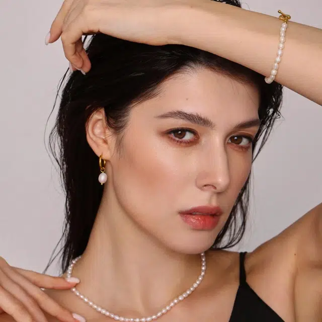 珍珠奥秘 甜美耳饰 时尚简约高级感气质百搭 珍珠 耳环 女款