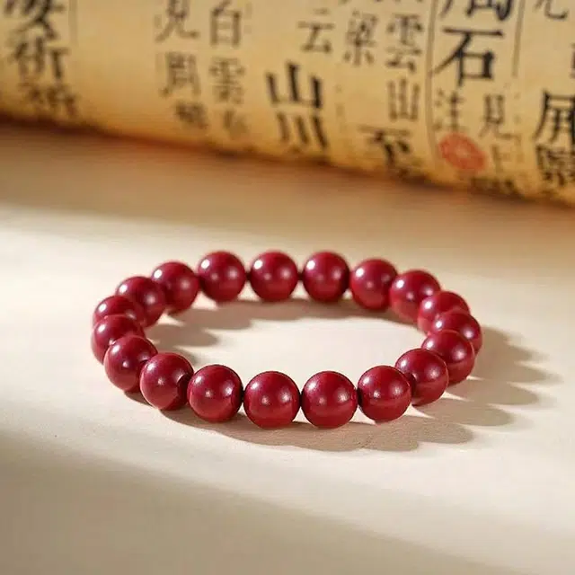 【“朱”事 顺意】 雅谷 诸事顺利 本命年护身 紫金砂红色转运珠  新中式古典高级显白气质水逆退散上岸佛珠 朱砂 手串 男女同款情侣款