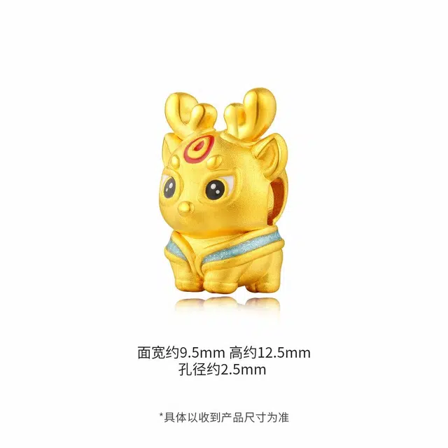 【集福记】 六桂福珠宝 神兽护运 万事胜意 国潮新中式灵兽赐福 时来运转 #好运 足金 一口价 黄金串珠 男女同款情侣款