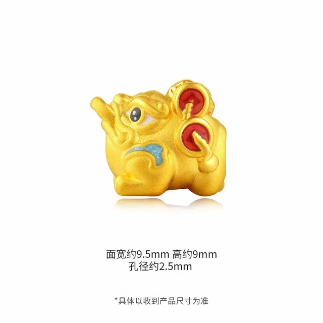 【集福记】 六桂福珠宝 神兽护运 万事胜意 国潮新中式灵兽赐福 时来运转 #好运 足金 一口价 黄金串珠 男女同款情侣款