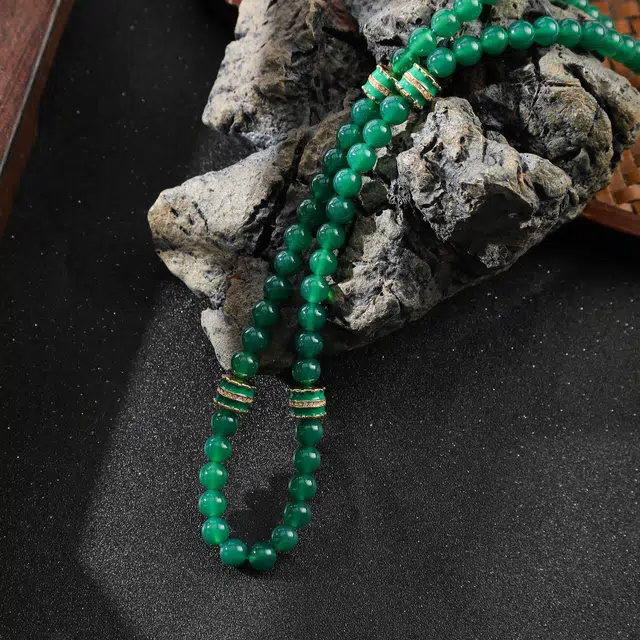 檀纳 平安转运 气质千金吉祥福运满满锁骨链 高级感设计款百搭 玉髓 项链 男女同款情侣款