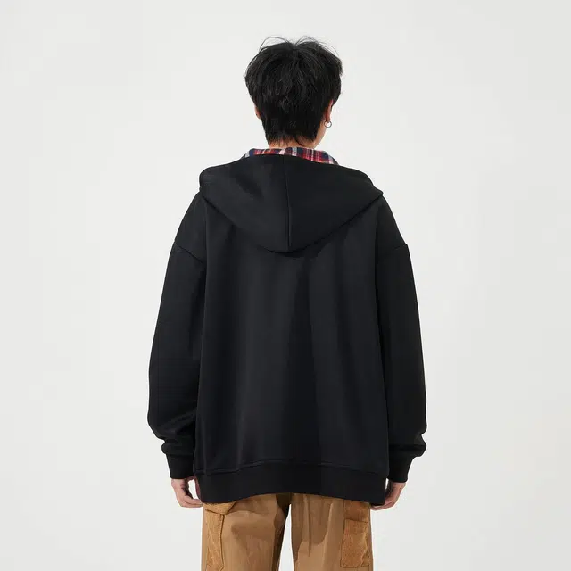 萌芽熊 字母宽松运动休闲时尚百搭圆领套头长袖卫衣 男女同款