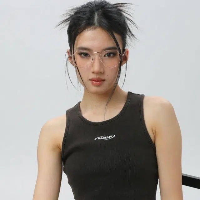 【联系客服可配度数】 佐川 超轻时尚钛金属多边形防蓝光眼镜框显脸小 纯钛 不规则形 光学镜架 男女同款情侣款 礼盒装