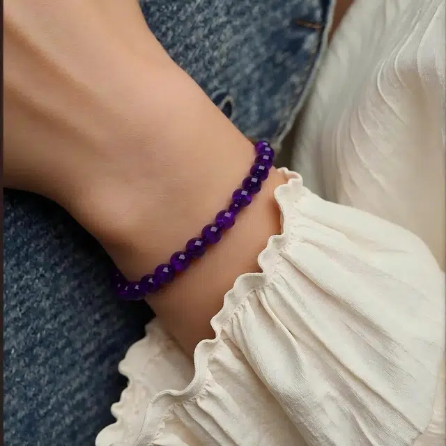 金逸晟 紫兰瑶光 九紫离火转运珠 紫水晶 手串 男女同款情侣款