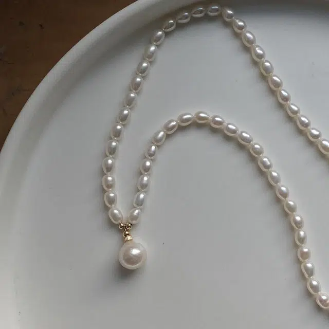 品彩 满天星串珠锁骨链 法式轻奢高级感 简约年轻百搭 淡水珍珠 项链 女款