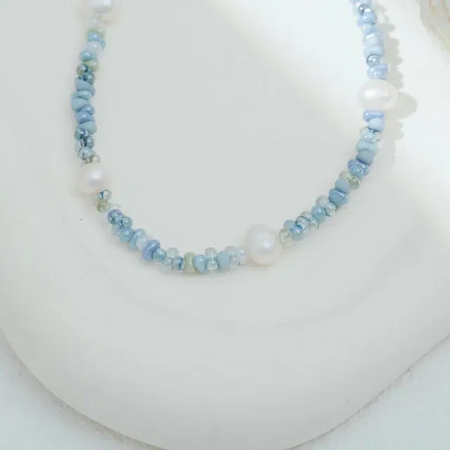 品彩 多巴胺串珠链 年轻气质甜美 少女感 精致轻奢时尚 淡水珍珠 项链 女款