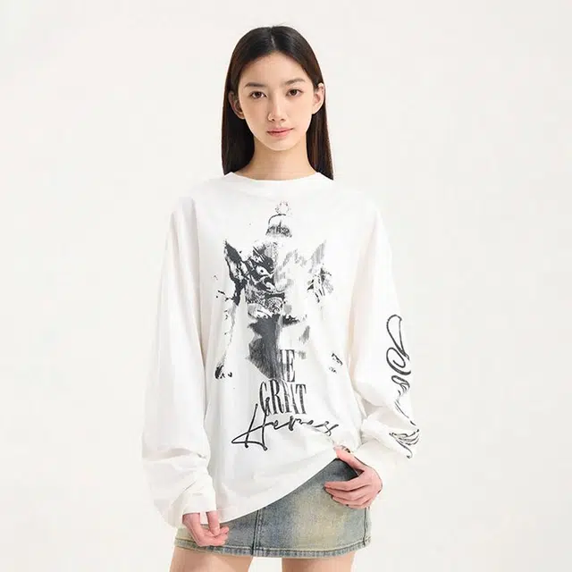 BONELESS Heroes Loose Fit Long Sleeve Tee