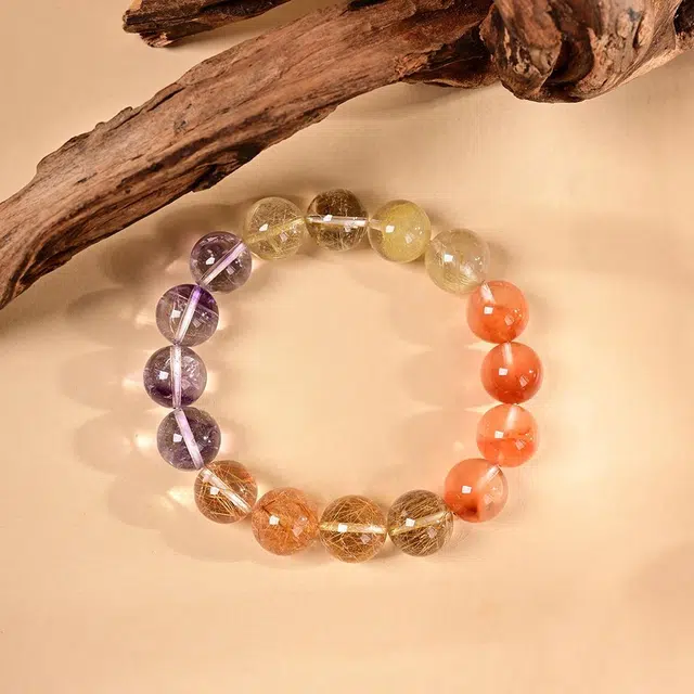 宫和御守 高品质多宝设计款 国风时来运转 水晶 手串 男女同款情侣款