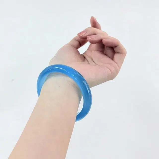 兰慕茵诺 新中式国风小众轻奢高级感  闪烁温婉细腻 高级清冷感 琉璃 手镯 女款