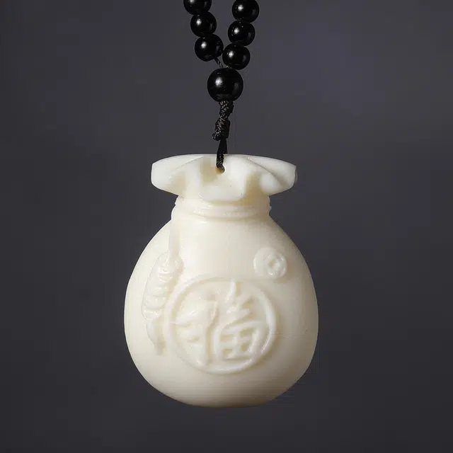 顺丰包邮 絮物 国潮新中式轻奢高级感盘玩福袋招财纳福考试考研考公上岸转运百搭精致工艺品#好运再造 象牙果 手把件 男女同款情侣款