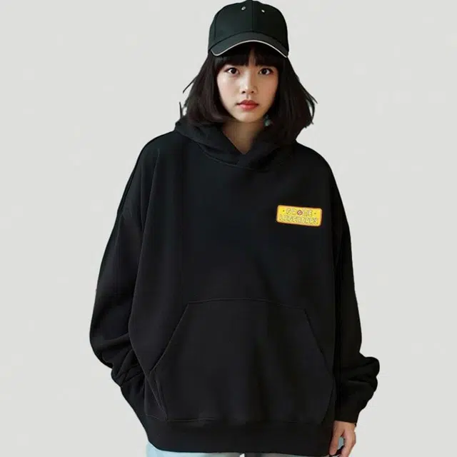 上美影 葫芦兄弟电玩系列 国风简约宽松帽衫卫衣 男女同款 黑色
