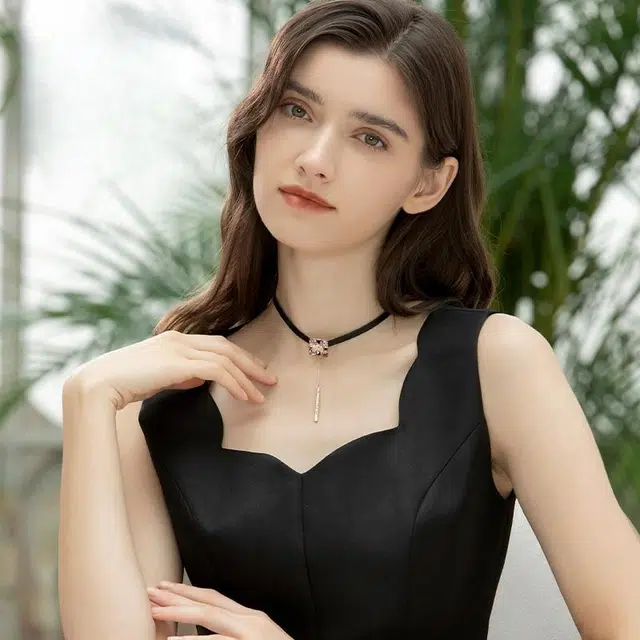 兰盈 幸运盒子轻奢小众 合金 项链 女款