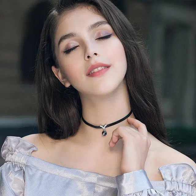 兰盈 蝴蝶结轻奢小众 合金 项链 女款