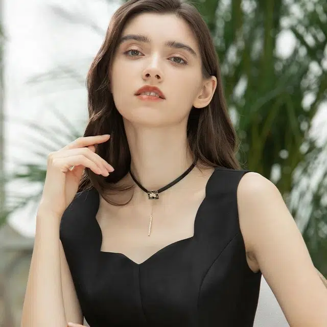 兰盈 幸运盒子轻奢小众 合金 项链 女款