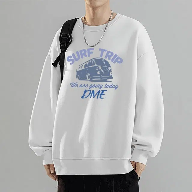【dme】 潮牌趣味字母印花加厚柔软舒适宽松休闲时尚百搭卫衣 男女同款