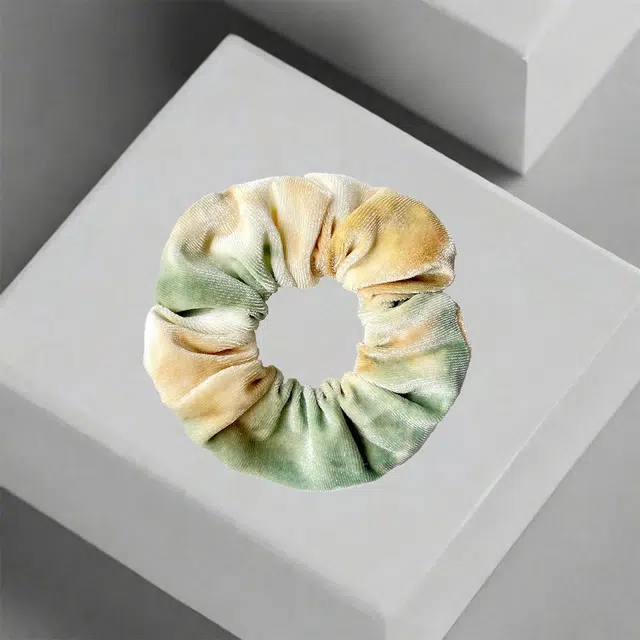 前方大荒野 细绒大肠圈森系小清新皮筋发绳甜美可爱迷人扎丸子头布艺橡皮筋精致简约时髦独特 棉麻 发圈 女款