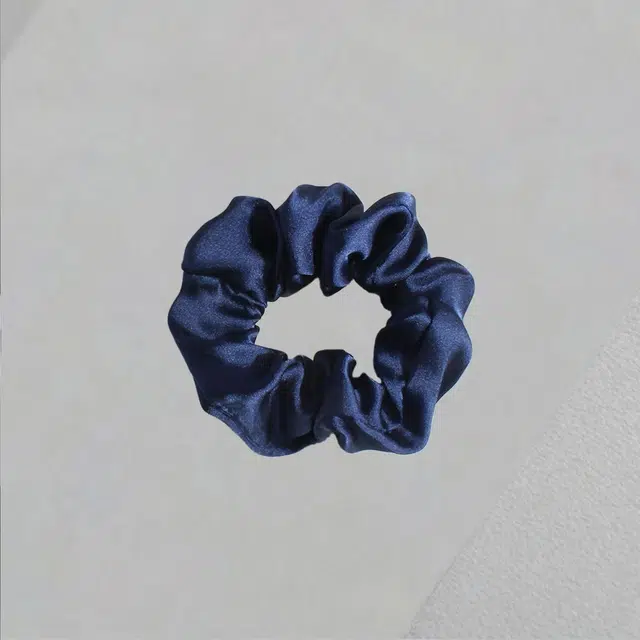 前方大荒野 缎面大肠圈皮筋发绳纯色布艺橡皮筋冷淡风扎丸子头清冷感简约时尚精致时髦 棉麻 发圈 女款