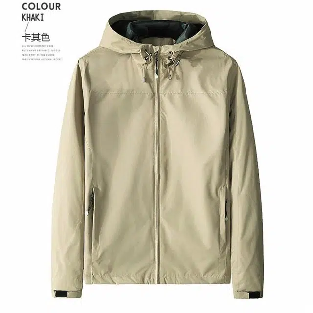 雅鹿 秋季外套男装运动防风防水大码男士薄款夹克 男女同款