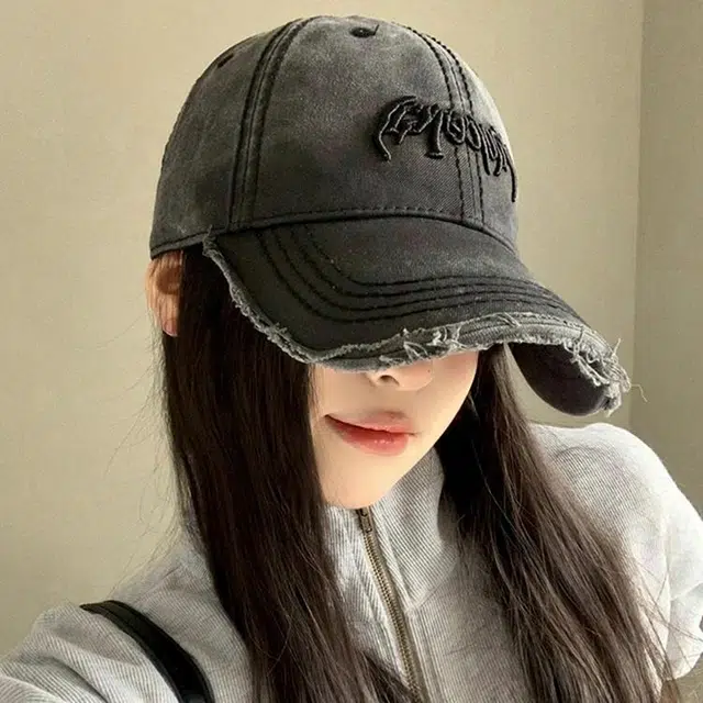 雅鹿优选 字母立体刺绣软顶户外出行防晒遮阳休闲百搭学院风大头围显脸小 棉 鸭舌帽 男女同款情侣款