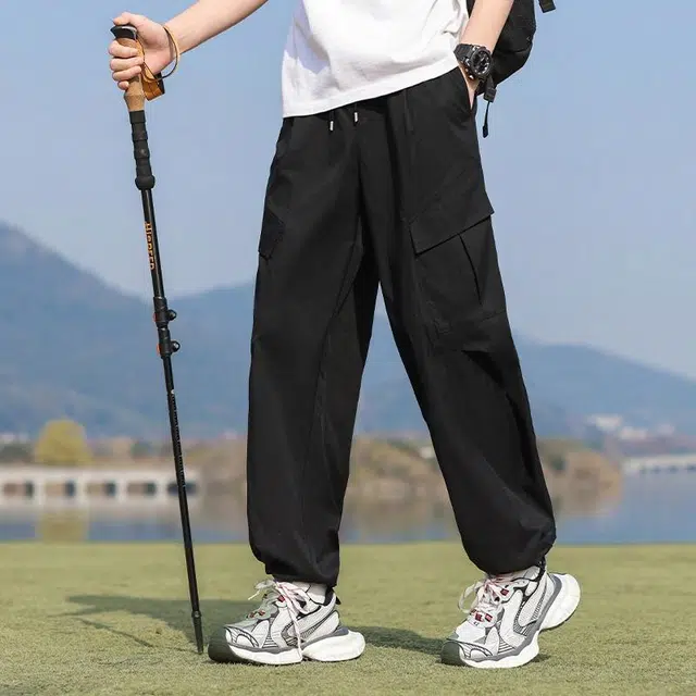 袋鼠 美式复古宽松百搭工装裤 男女同款