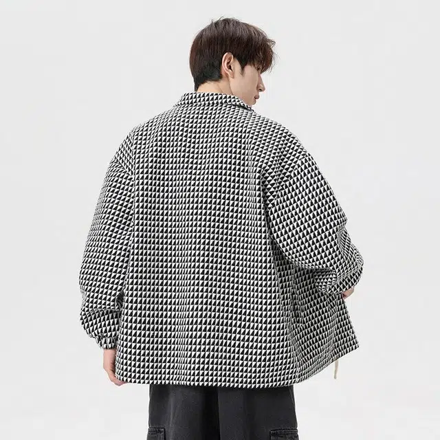 雅鹿 男装日系休闲百搭春秋款帅气男外套男装翻领长袖夹克 男款