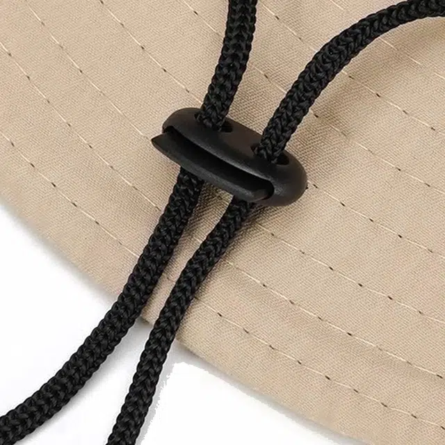 匹克 拼色设计字母印花装饰 聚酯纤维 渔夫帽 男女同款情侣款 卡其色