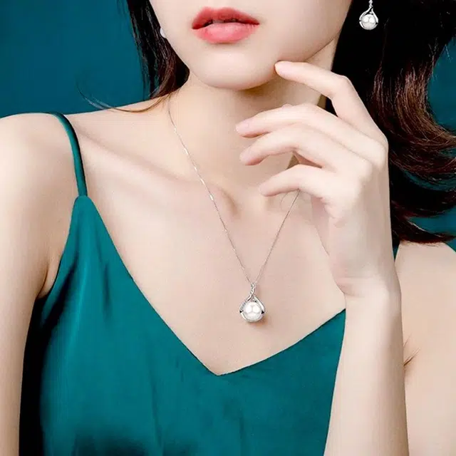 嘉福莱 温柔时光 轻奢精致莹润高级感 简约百搭气质古典 合金 项链 女款
