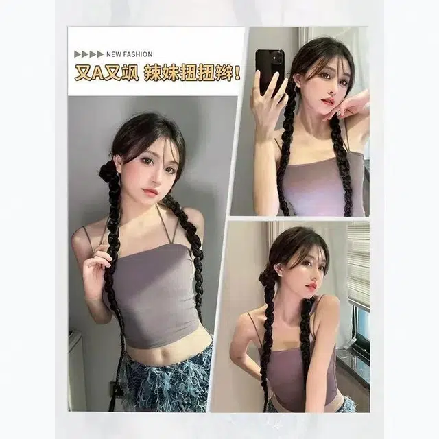 尚先生 巴胺扭扭辫拳击 麻 假发 女款