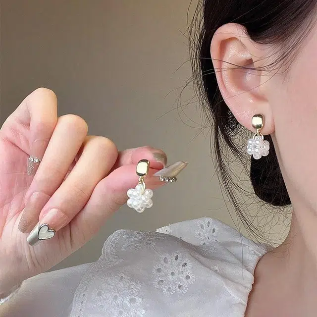 彤彤兔 韩系小众高级感 合金 耳环 女款