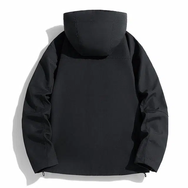 雅鹿  连帽外套撞色  防水防风透气耐磨冲锋衣 男女同款