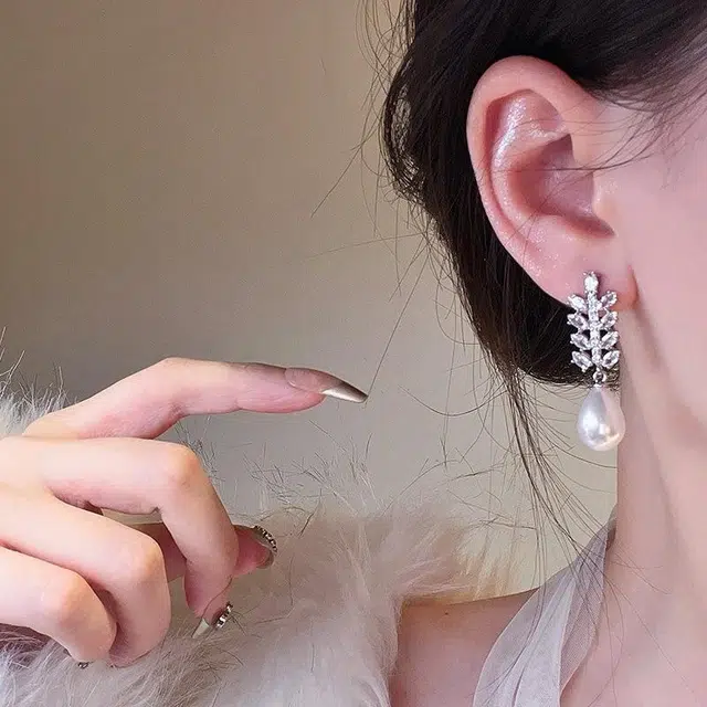 彤彤兔 韩系麦穗 合金 耳环 女款