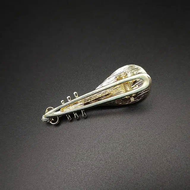 简应舒 国风玫瑰花琵琶 合金 发夹 女款