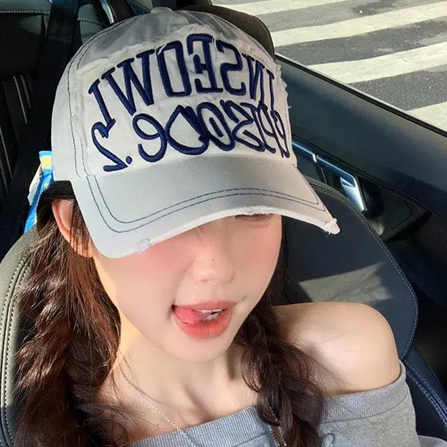 雅鹿优选 美式复古简约字母刺绣户外运动防晒遮阳街头嘻哈休闲百搭大头围显脸小 棉 鸭舌帽 男女同款情侣款