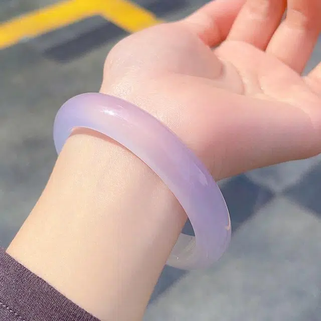 翡翠王朝 国潮 古风汉服旗袍 紫罗兰玉髓 古风清冷感白月光玉髓紫色 女款 双旦送礼