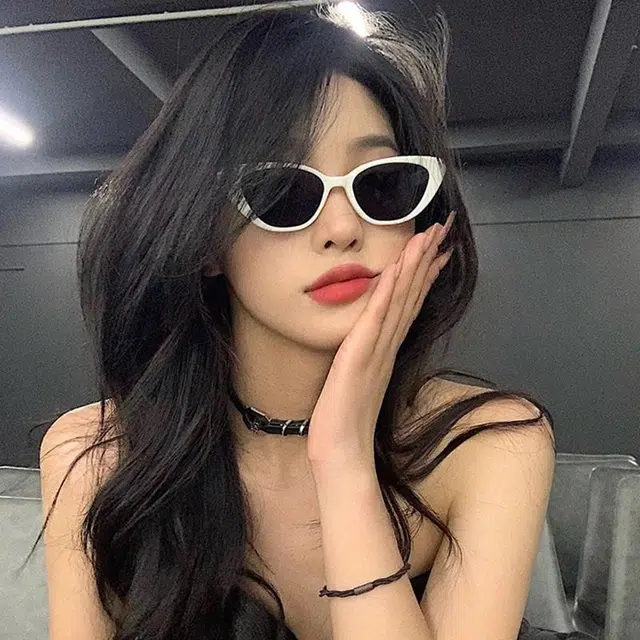 匠达人 美式复古墨镜高级感出游凹造型礼盒偏光防晒墨镜高级感方圆脸街拍 板材镜架 猫眼 太阳眼镜 男女同款情侣款