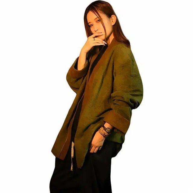 三省六部 中国风道家撞色拉链道袍外套汉服 男款