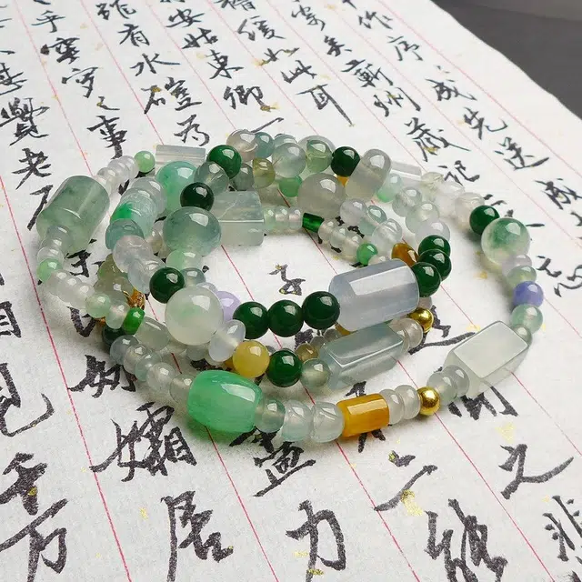 菲燕 多宝 糯种 翡翠项链 男女同款情侣款
